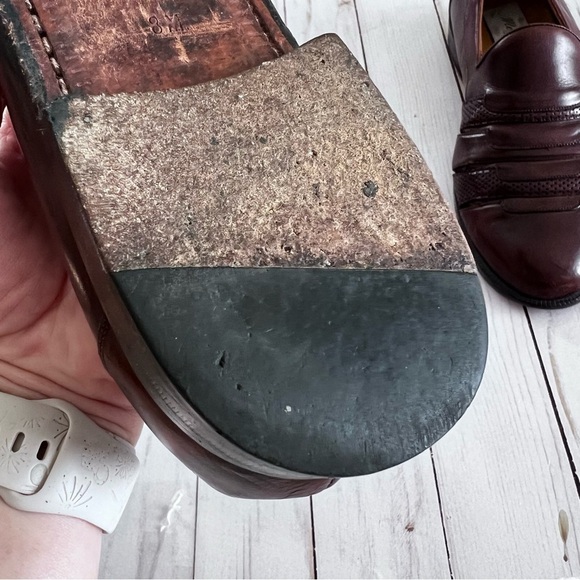 Rare Mezlan Men’s Shoe in Brown Leather size 8 - Picture 8 of 14